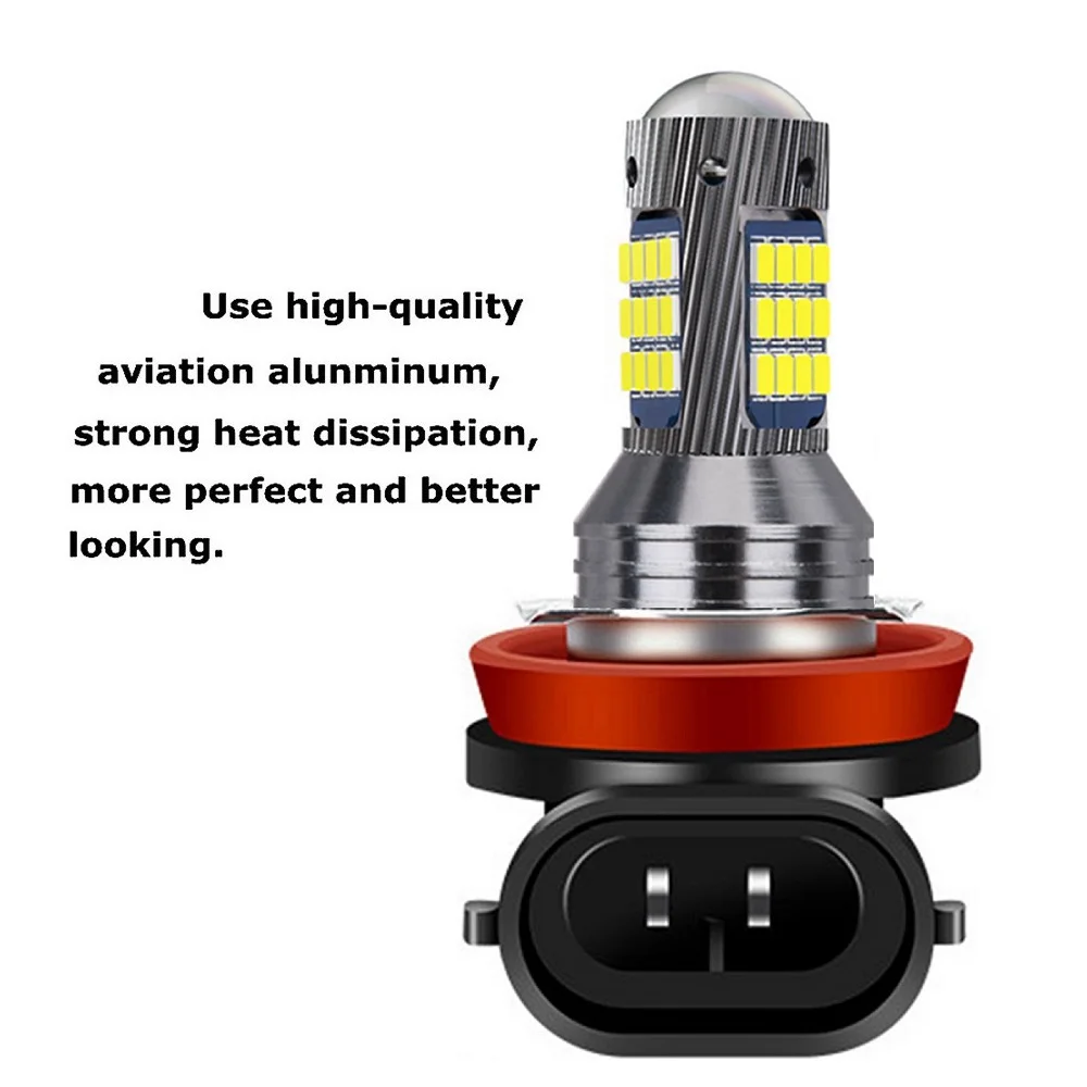 1Pcs H1 H3 H11 H8 9006 HB4 881 880 H27 LED Auto Fog Lamp Car Anti Fog Light Bulb Foglamps 6000K White led car lights,led lights,led bulbs,led car headlights