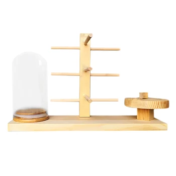 

Wood Sunglass Display Rack Shelf Eyeglasses Show Stand Jewelry Holder for Multi Pairs Glasses Showcase