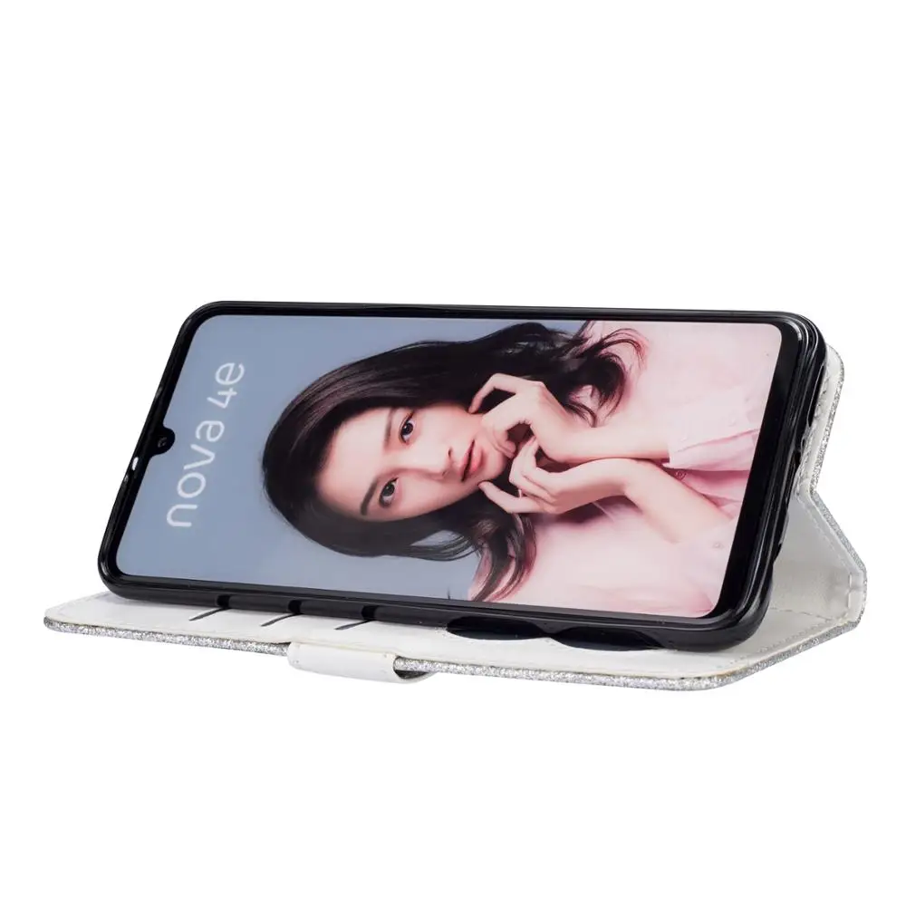 Роскошный блестящий чехол для телефона Huawei P30 P20 Lite Pro Y6 Y7 2019 P Smart Funda флип кошелек