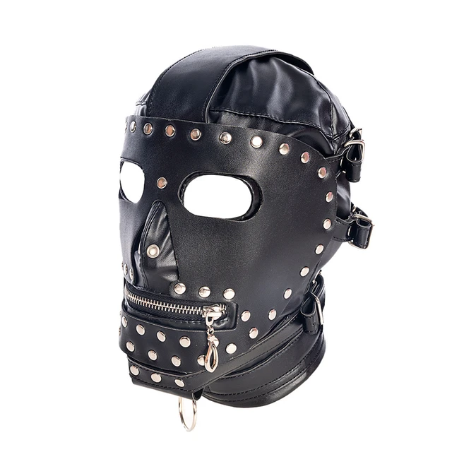 Masque en cuir pour Esclave - BDSM Univers