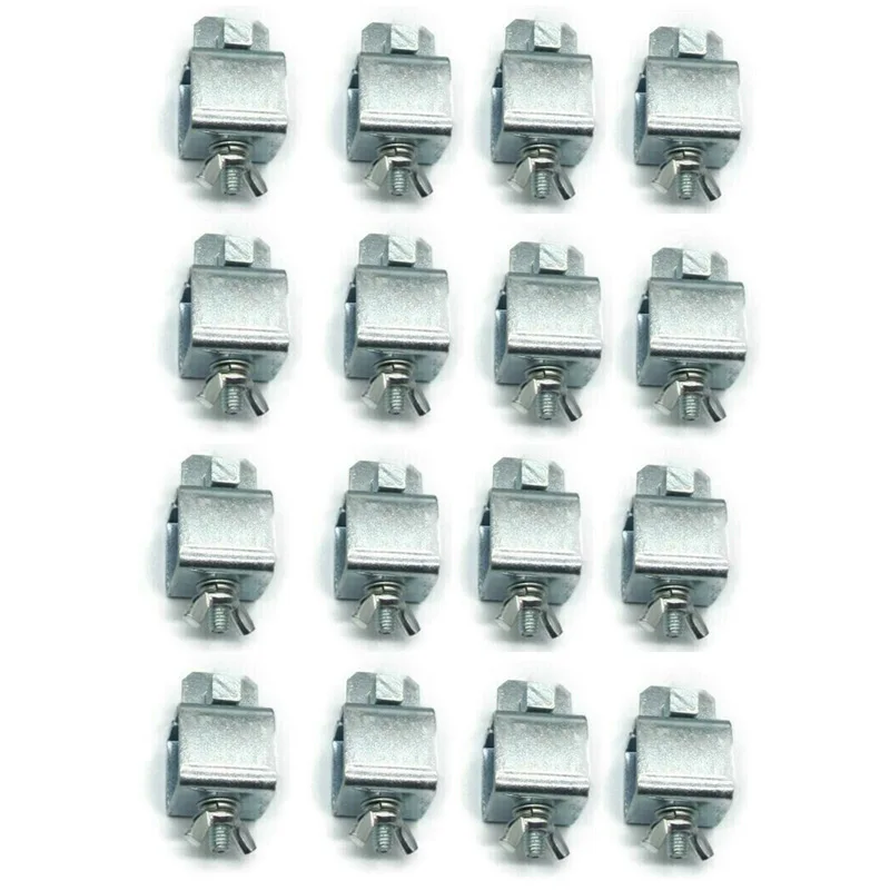 

16pieces Welds Positioner Clip Holder Clamps Sheet Metal Locator Adjustable Silver Butt Welding Tool Parts