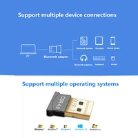 מחשב נייד מיני USB אלחוטי 4.0 Bluetooth USB Dongle משדר ומקלט מוסיקה מקלט קול מתאם אודיו מתאם עבור מחשב נייד (5)