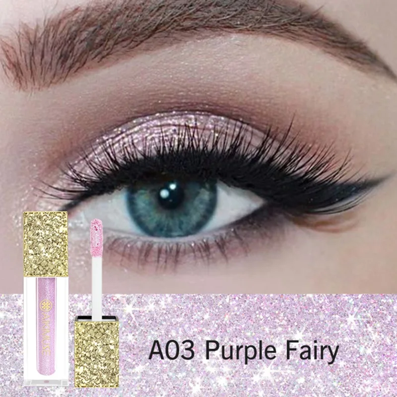 Diamond polarized liquid eye shadow pearlescent eye shadow liquid lasting not blooming beauty