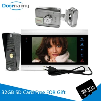 

Doornanny Video Intercom With Electric Lock For Home Apartment Remote RFID Lock Household Access Control System Kit Tuya Smart