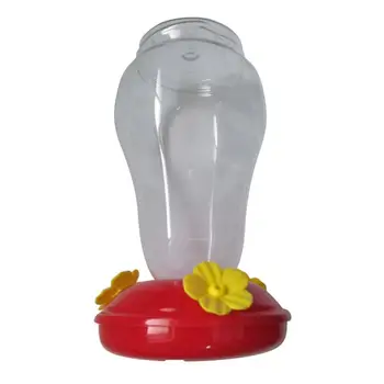 

Pet Supplies Garden Hand Held Hummingbird Water Feeder Convenient Suspended Plastic Feeder Flower Bird Feeder