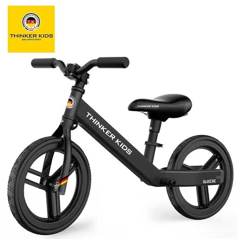 not inflat tires Мини-скутер, безопасный балансировочный велосипед, Untralight, 12 дюймов, без педали, для детей, От 1 до 6 лет, игрушки для верховой езды, велосипед, подарок для детей - Цвет: not inflat tires