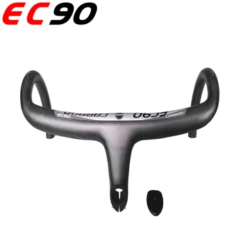 

2019 EC90 Full carbon fiber road bike handlebar sports car one piece stem carbon handle bike Genuine original handle
