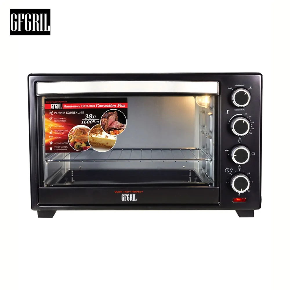 Мини-печь GFGRIL GFO-38B Convection Plus