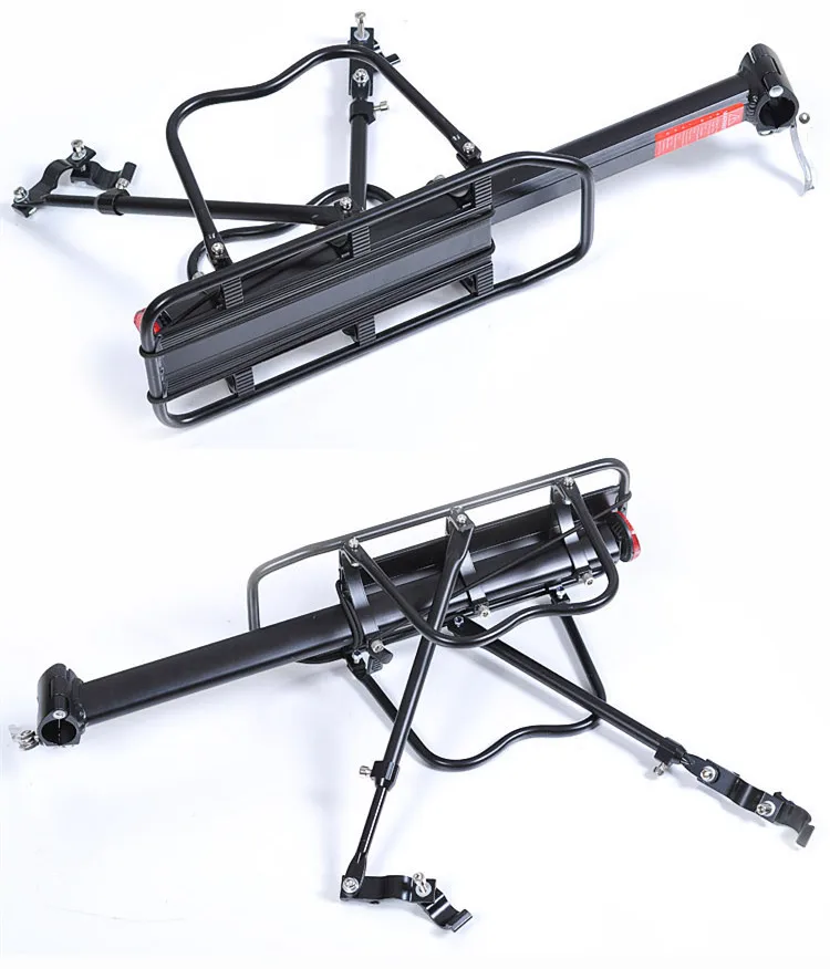 Universal Quick Release Mountain Bicycle Rear Carrier Bicycle Luggage Carrier Tailstock with Reflector 671-09