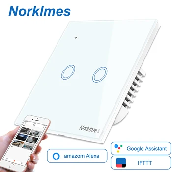 

EU UK 1/2/3/4 Portless Smart Switch WiFi Switch Wall Light APP / Touch control 86 Type Home Automation Control