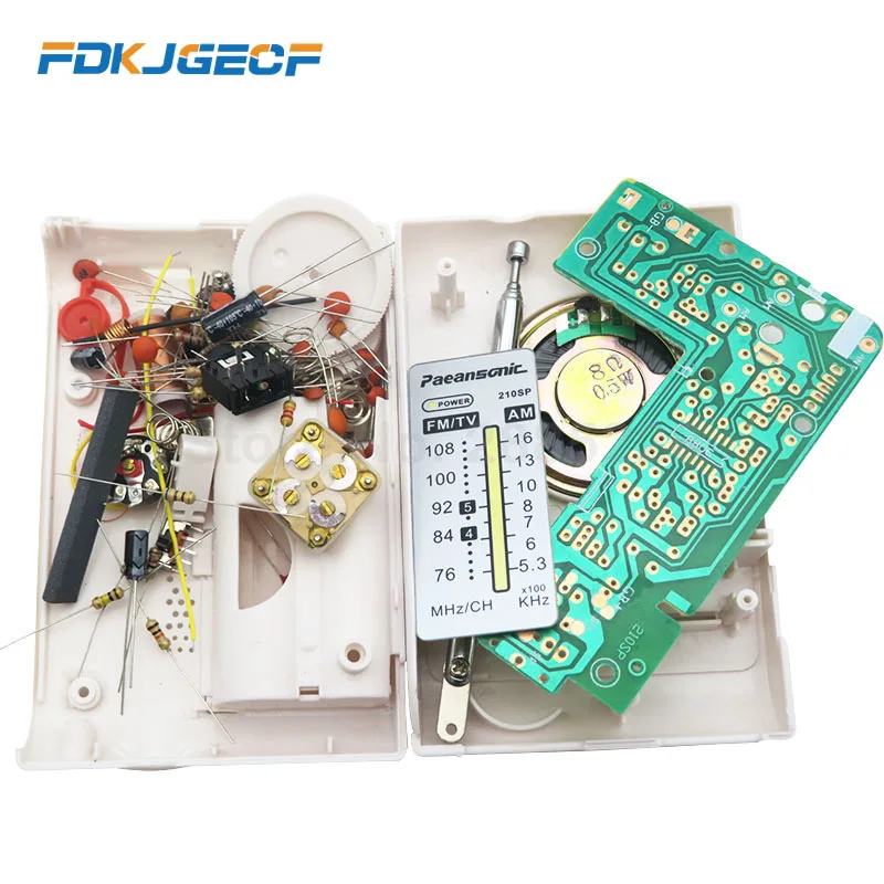 

CF210SP AM/FM Stereo Radio Kit DIY Electronic Assemble Set Kit For Learner July DropShip