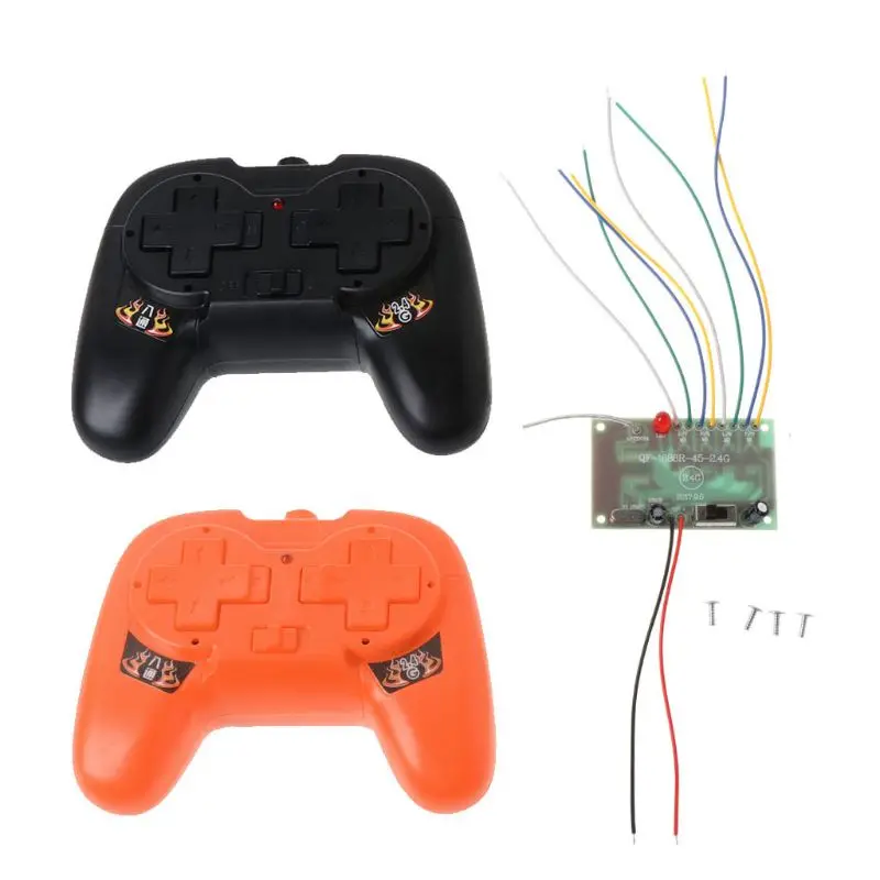 

2.4G 8CH Remote Control with Receiver Board DIY Toy for Boat Tank Car 4-6V Accessories