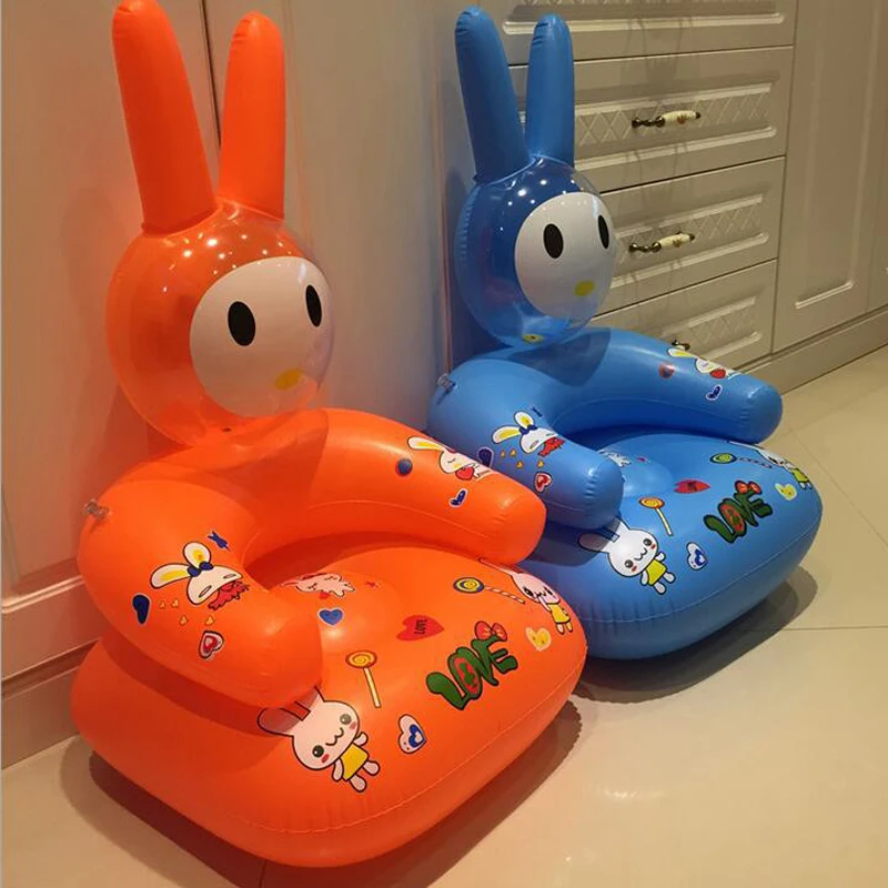 Medoboo Baby Kid Inflatable Sofa Folding Cartoon PVC Baby Learning to Sit Sofas Portable Children Bathroom Sofa Chair Seat *