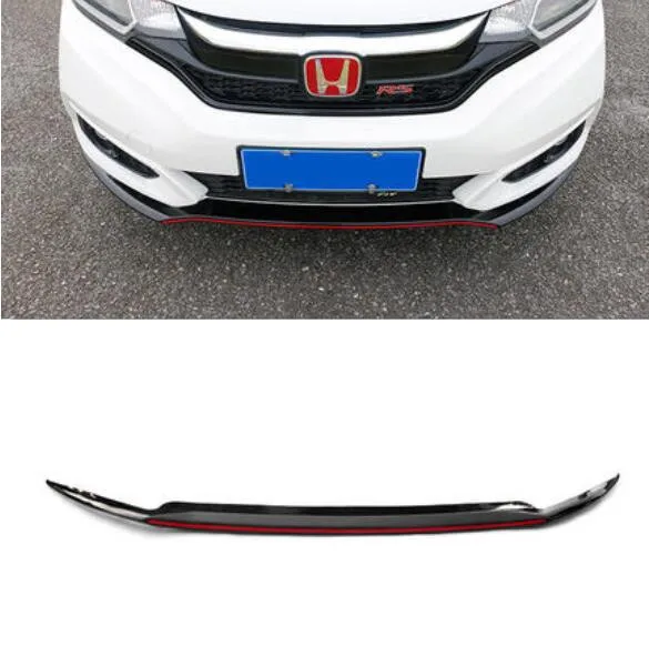 

ABS Paint For Car Front Bumper Lip Splitter Diffuser Lip Spoiler For Honda Fit Jazz GK5 2018 2019 2020