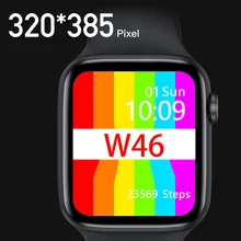 

Smart Watch IP68 Waterproof Swimming Bluetooth Wireless Charging ECG Heart Rate Sport Men Smartwatch PK W26 IWO 12 8 13