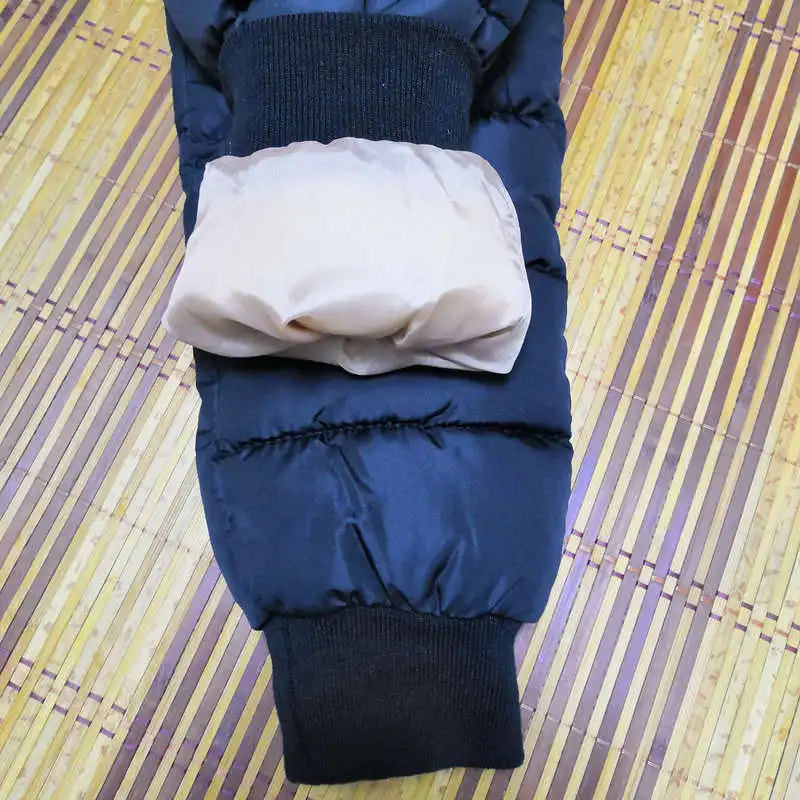 Children Winter High Waist Down Pants Kids Waterproof Trousers Warm Windproof Leggings for Baby Boys Girls Clothes