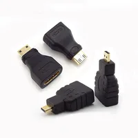Männlichen zu Weiblichen Konverter Mini HDMI-kompatibel Stecker für HDTV 1080p HD TV Camcorder Micro Verlängerung Kabel Adapter