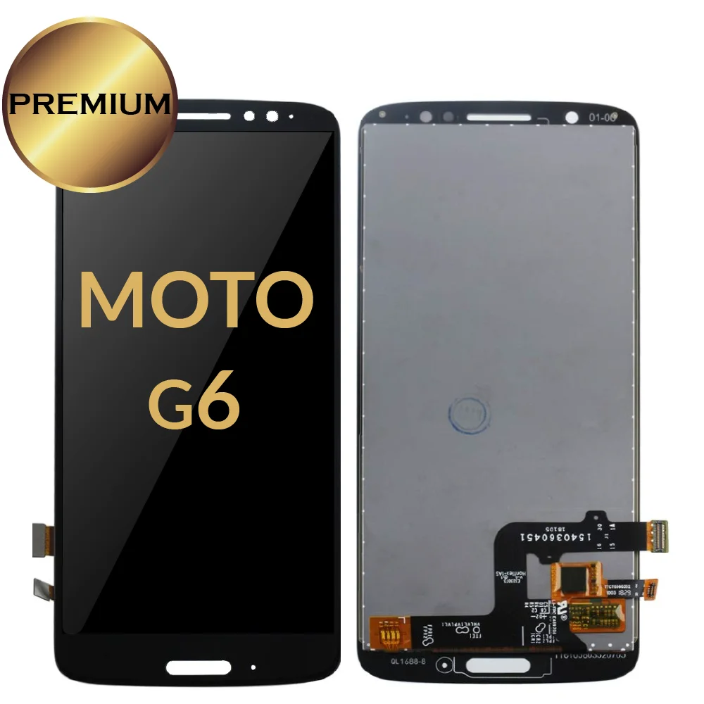 100% протестированный сменный экран для Motorola G6 ЖК дисплей сенсорный дигитайзер в