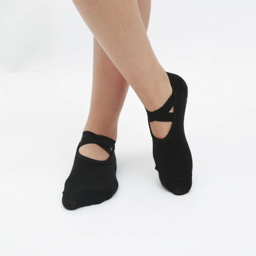

Hot New 1 pair Yoga Socks Women Professional Anti Slip Sports Socks Ladies Ventilation Pilates Ballet Socks Dance Sock Bandage S