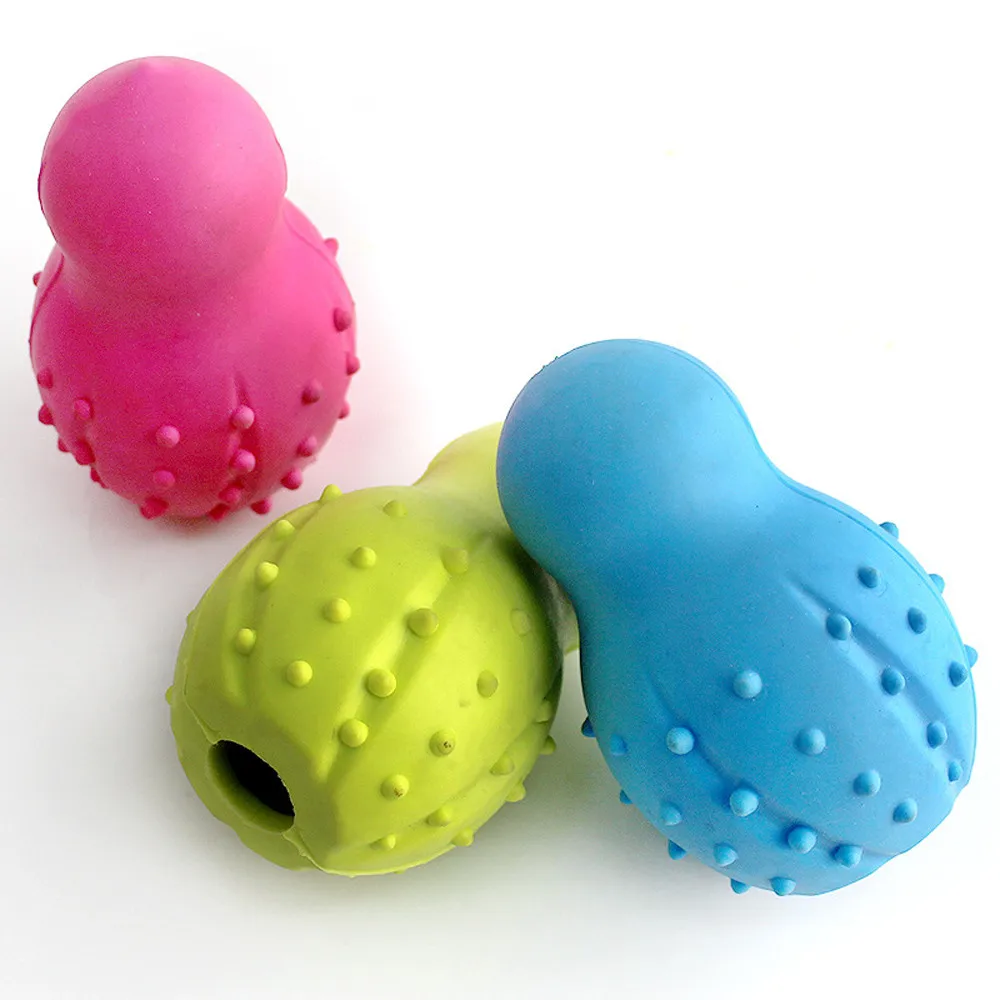 Juguete de goma para mascotas, juguetes para morder para perro, dientes molares interactivos, limpieza para perros pequeños, 1 unidad