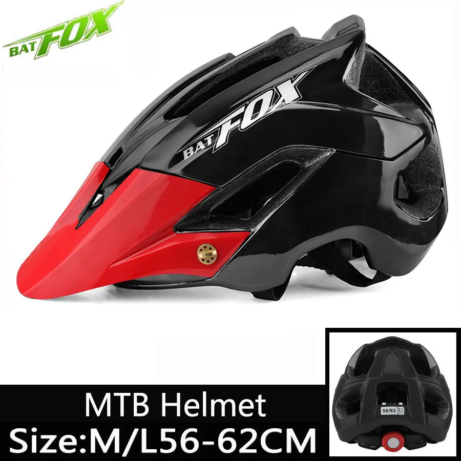 J-5002-D BATFOX велосипедный шлем TRAIL XC велосипедный шлем In-mold MTB велосипедные шлемы Дорожные горные велосипедные шлемы Защитная Кепка для мужчин и женщин шлем - Цвет: J-5002-D