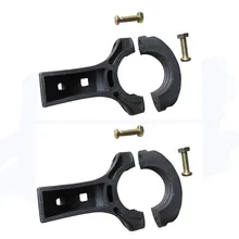 Комплект из 2 штук одиночного держателя кронштейна KU LNB для спутниковой тарелки или антенны, вмещающей до 1 Ku диапазона LNB Комплект из 2 штук одиночного держателя кронштейна KU LNB для спутниковой тарелки или антенны, вмещающей до 1 Ku диапазона LNB