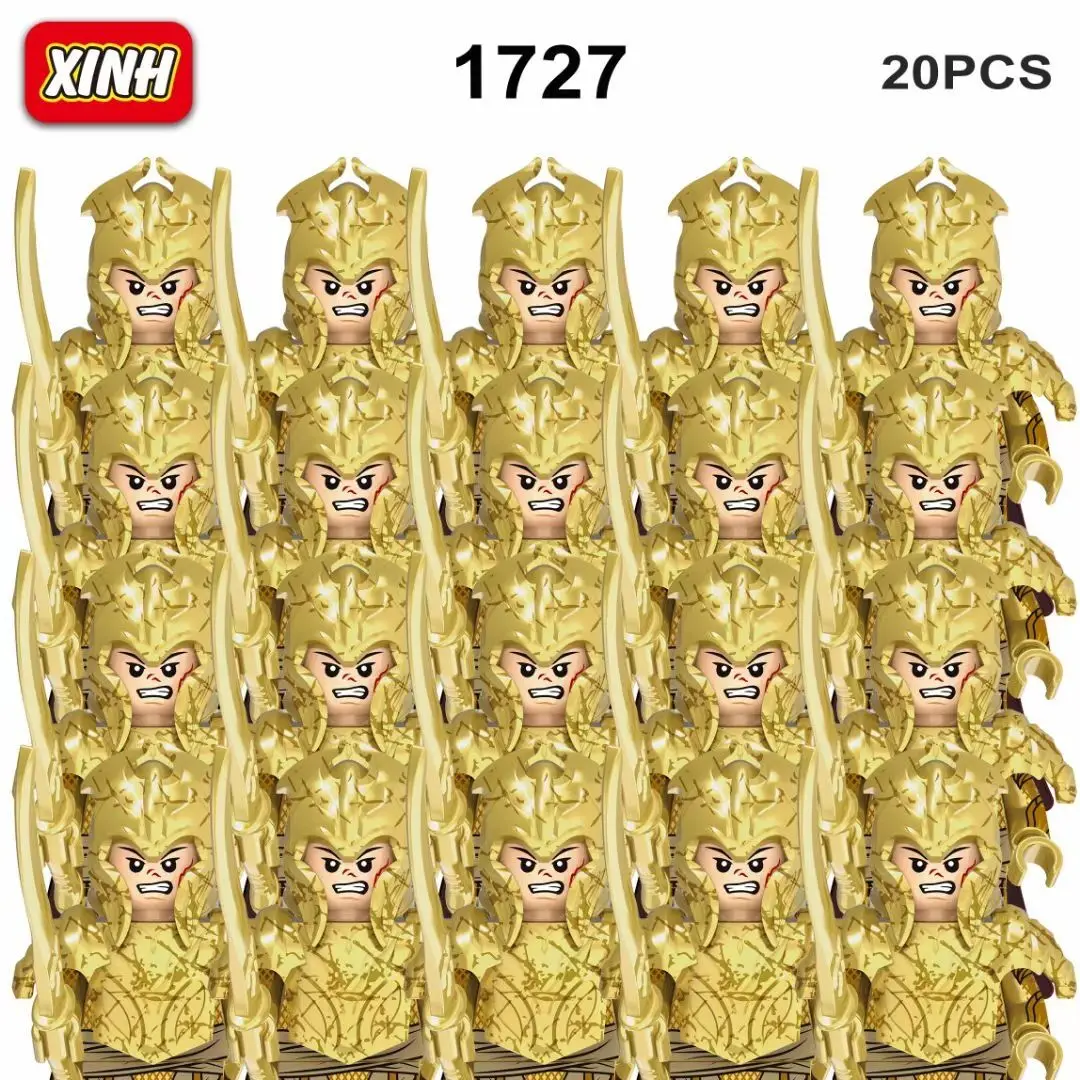 20pcs Soldiers Action Weapon Accessories Armor Cloak Shield Knives Sword Spears Bow Arrow Building Block Toy Kid Gift | Игрушки и хобби