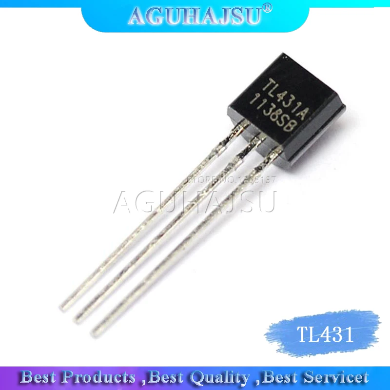 50PCS TL431 TO92 TL431A TO-92 431 новый регулятор напряжения IC | Электронные компоненты и