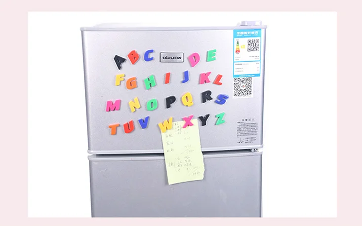 Наклейки для холодильника на магните прописные строчные буквы и цифры Детские наклейки для домашнего школьного обучения/раннего детского образования