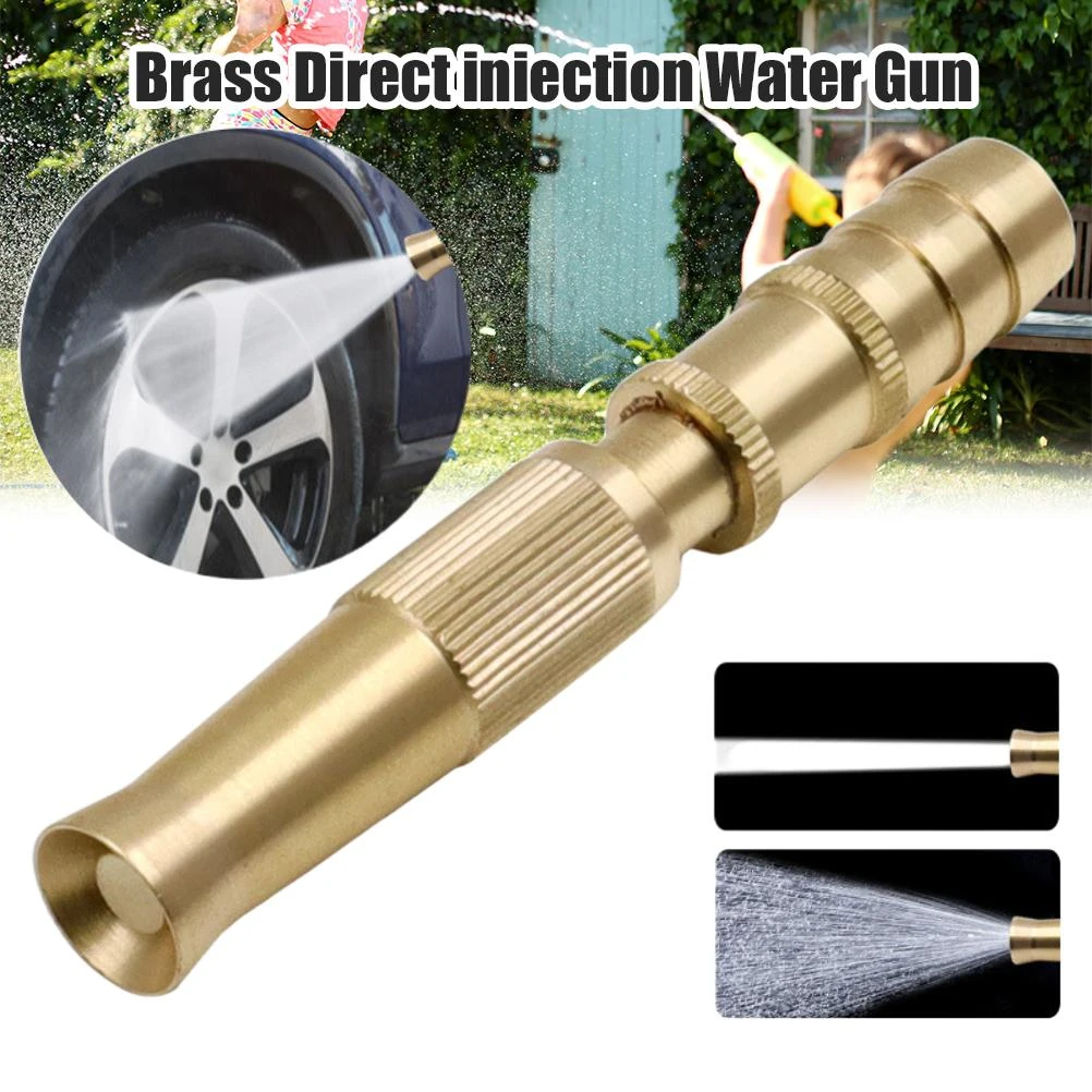Gardening Irrigation Spray Gun Brass Misting Spray Nozzle Garden Hose
