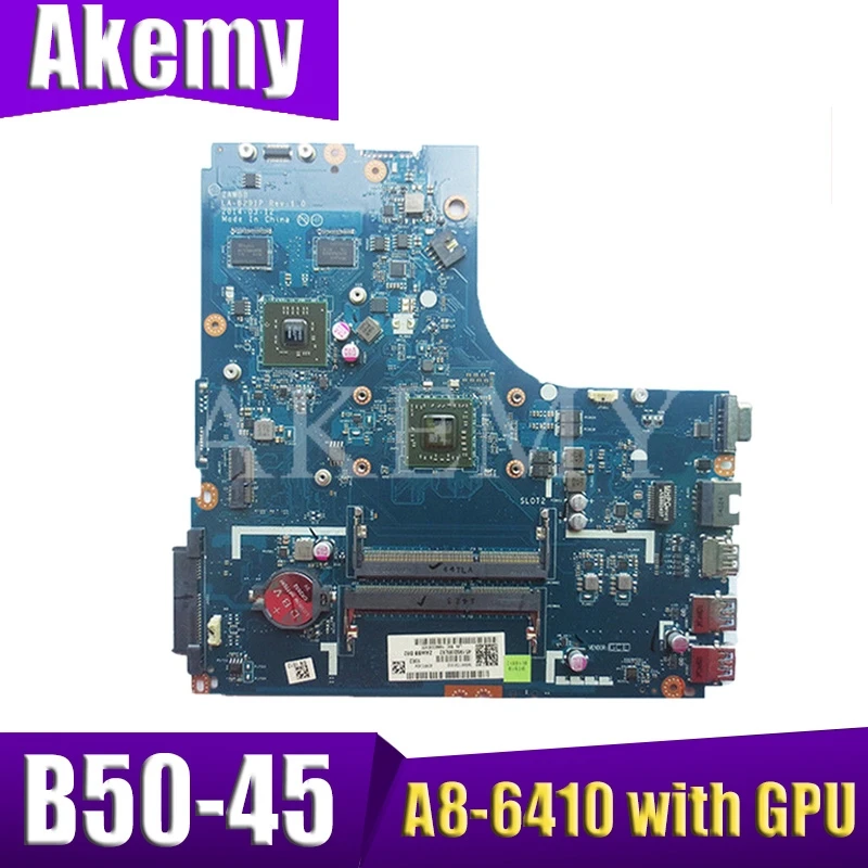 New Original Laptop For Lenovo B50-45 Motherboard Mainboard W8P AMD A8-6410 5B20G37213 2G ZAWBB LA-B291P DDR3 | Компьютеры и офис
