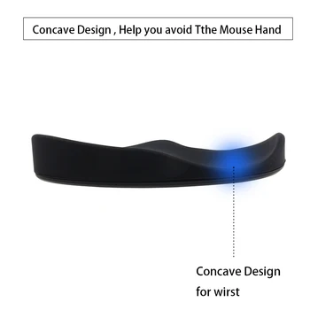 

Prevent Mouse Hand Wrist Pad Mouse Pad Silicon Gel Non-Slip Streamline Wrist Rest Office Computer Hand Rest Silicone Palm Pad