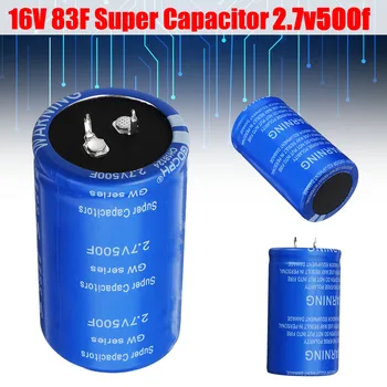 

Super Fala Capacitor 2.7v500f Car Rectifier Low Temp Starting Capacitor Through Hole General Purpose 2.7V 500F Farad Capacitor