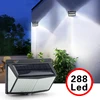 288 LED Solar Street Light Human Body Sensor IP65 Outdoor Light automatic adjust brightness Garden Street Light ► Photo 2/6