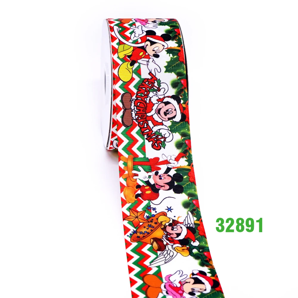 32891 50 ярдов мультфильм печатных корсажная лента 32762 - Цвет: 32891