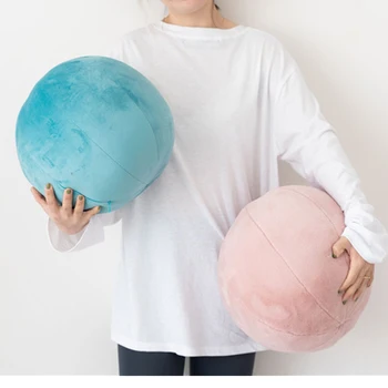 

New Nordic Style Ball Cushion Decorative Ball Cushion Pillow Room Decoration Soft Ball Cushion Pink Gray Cushion For Room Decor