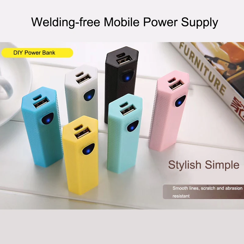 

DIY Power Bank Case 18650 USB Battery Charger Case DIY Box For iPhone For Smart Phone MP3 Electronic Mobile Charging