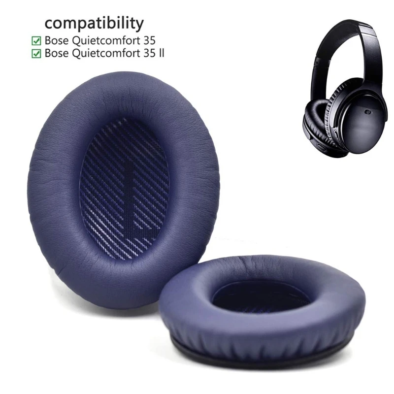 

2Pcs/1Pair Headphone Cushions Replacement Ear Pads Cushion for QC35 Headset