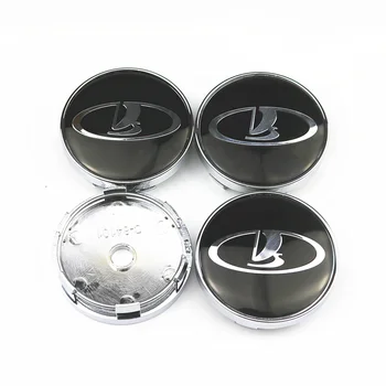 

4Pcs 60mm with 56.5mm Logo LADA Car Wheel Center Hub Cap Badge Sticker Car Wheel Dust-proof Covers Decal Car Styling Accessories