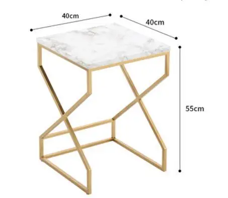 Скандинавский Маленький журнальный столик современный минималистичный гостиная маленькая квартира мраморный журнальный столик диван-комбинация сторона простой угол