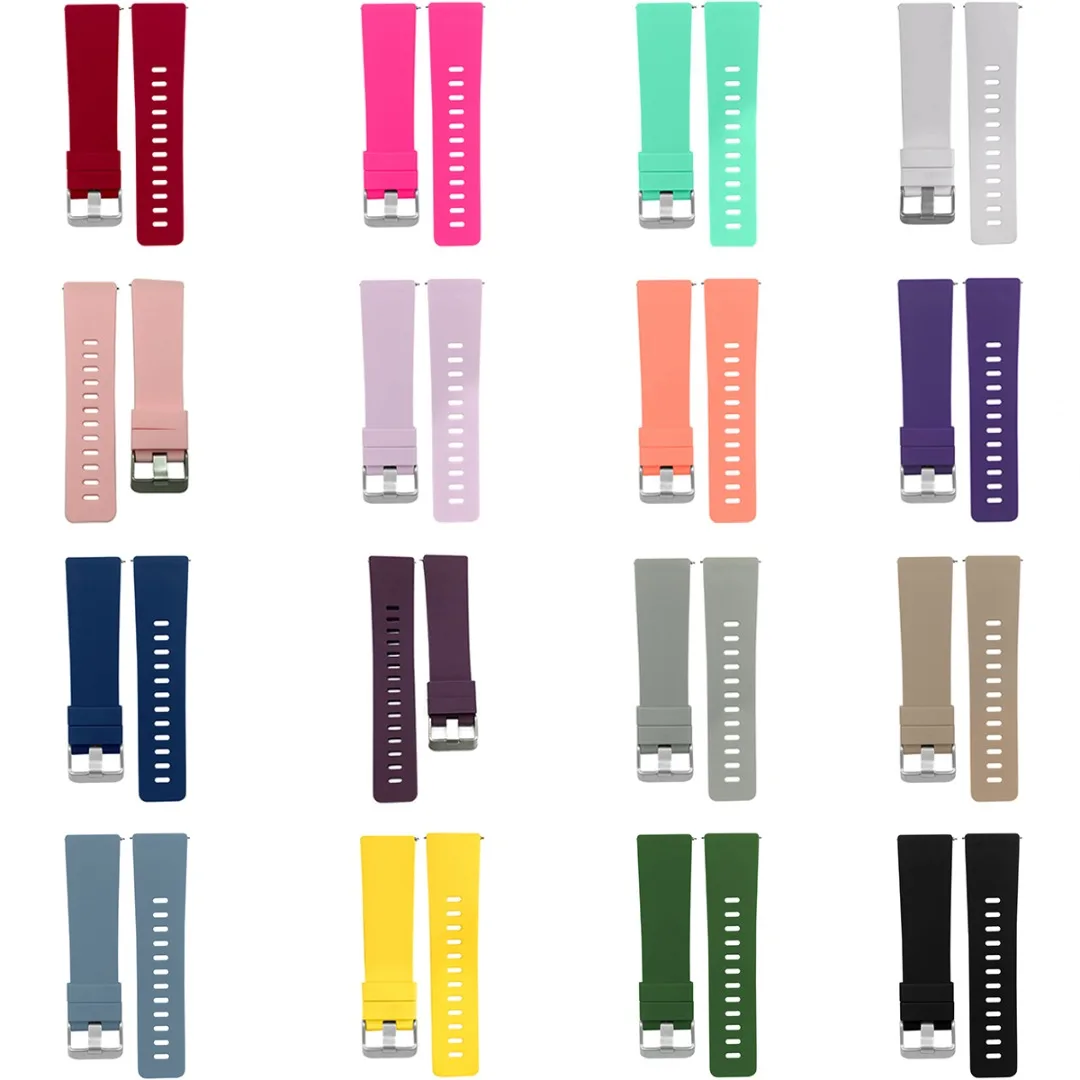 Soft Silicone Replacement Band Wristband For Fitbit Versa/Versa Lite Fitbit Watch Classic Fashion Loop Band Strap Bracelet Men