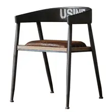 Американский кантри старый ретро стол и стул старый железный диван Модный повседневный кофе магазин компьютерный стул