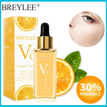 

BREYLEE Vitamin C Serum Whitening Face Skin Care 40ml Dark Spots Repair Hyaluronic Acid Moisturizing Anti Aging Facial Essence