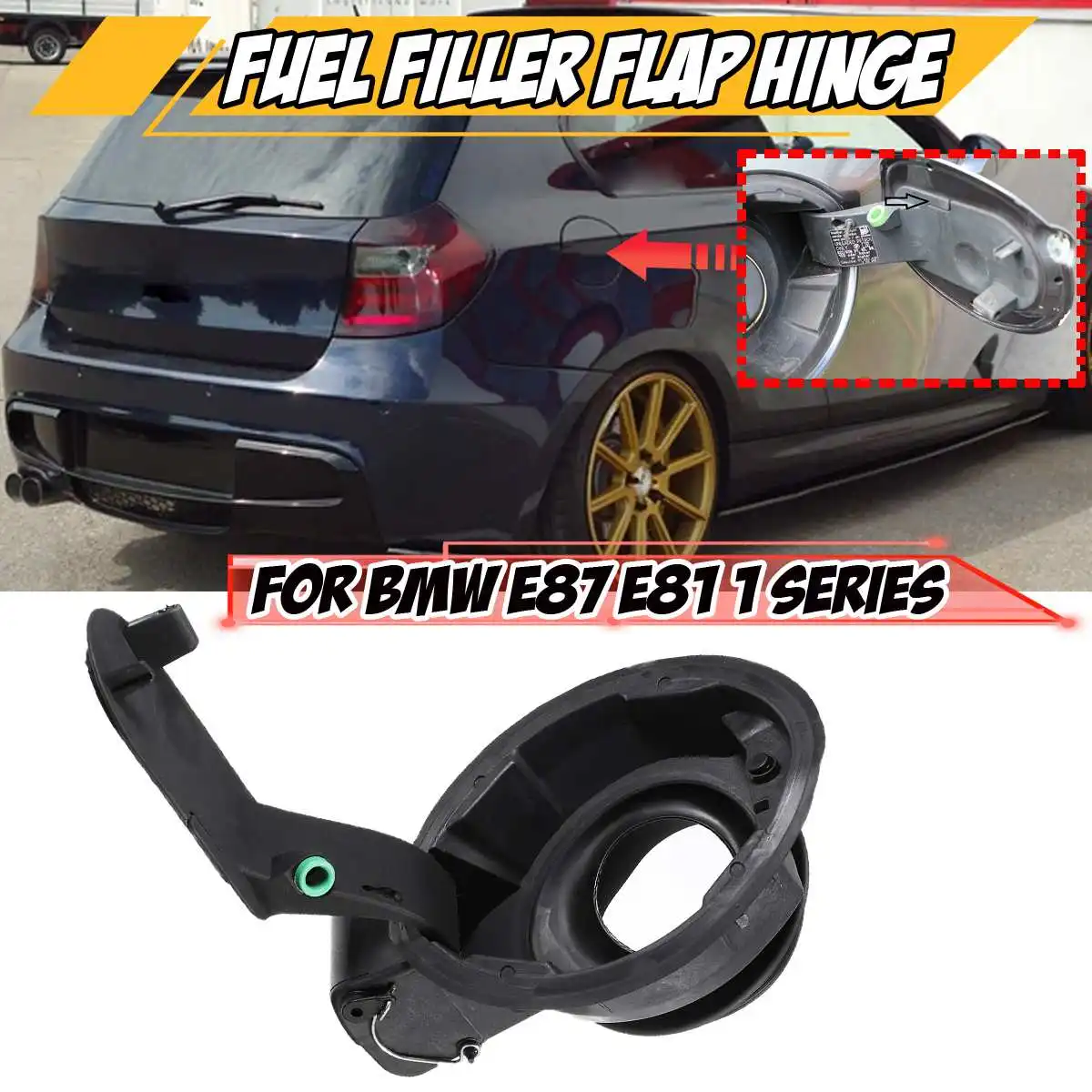 New 87 E81 Car Fuel Filler Flap Hinge Cover For Bmw E87 E81 1 Series