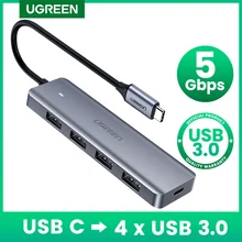 UGREEN USB C Hub 4 Ports USB Typ C zu USB 3,0 Hub Splitter Adapter für MacBook Pro iPad Pro samsung Galaxy Note 10 S10 USB Hub