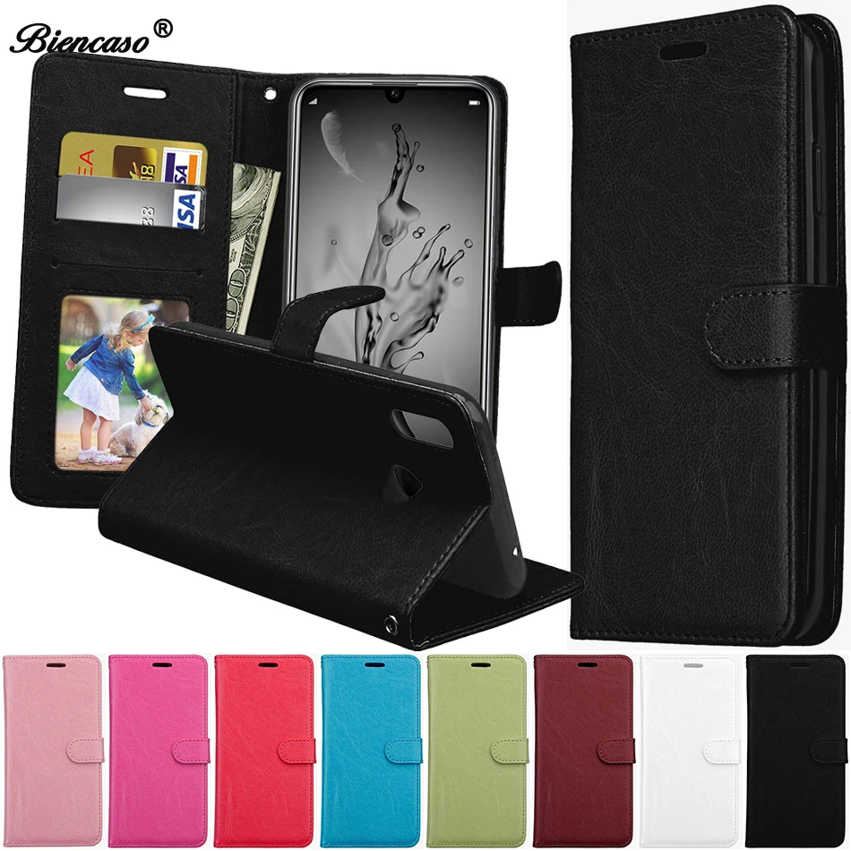 Кожаный чехол кошелек для Huawei Y3 2 Y6 II Compact Y5 Prime Pro 2017 Y7 Y9 2018 Honor 7A 7C 8S 8A 8C книжка