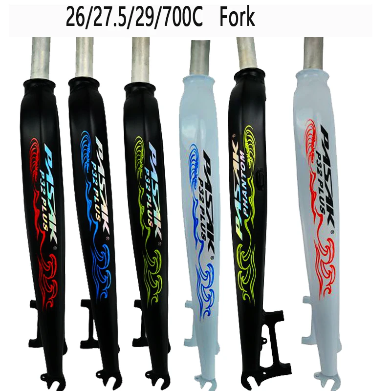Mountain Bike Front Fork Disc Brake Aluminum Alloy Front Fork Suitable