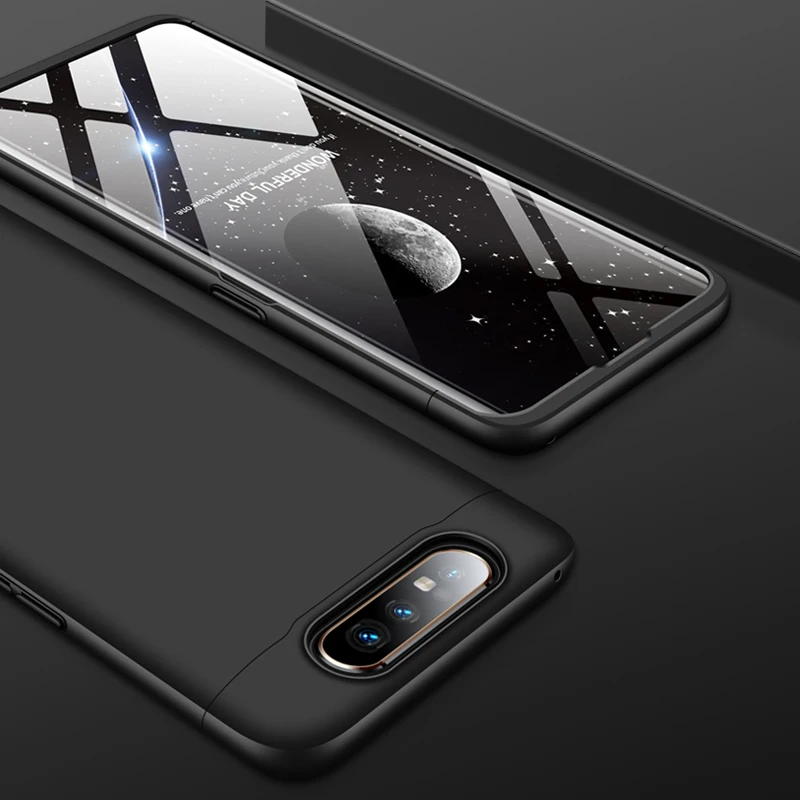 360 градусов для samsung Galaxy A90 A80 A70 A60 A50 A40 A30 A20 A10 M40 M30S M20 M10 чехол 3 в 1 жесткий защитный чехол матовый чехол