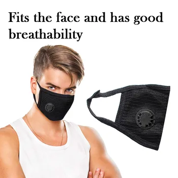 

Valve Cotton Three-dimensional Mask Breathing Mouth Cover Dust Mask Safety Face Care Respiratory Mask