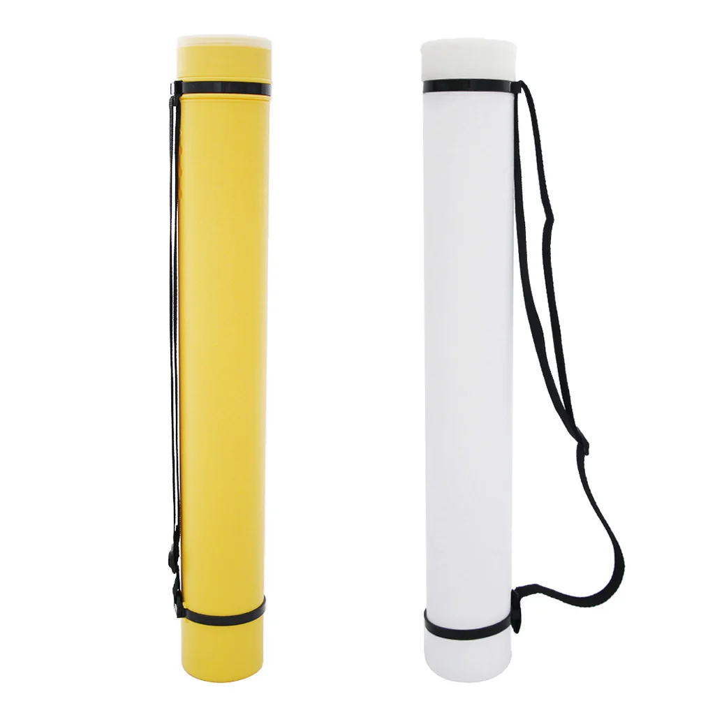 Telescopic Archery Arrow Back Quiver Tube Shoulder Strap Holder Case